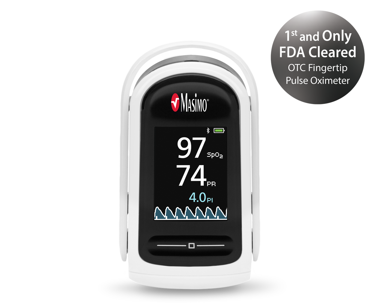 เครื่องวัดออกซิเจนในเลือดอัตโนมัติชนิดพกพา  MightySat® Rx Fingertip Pulse Oximeter  Masimo