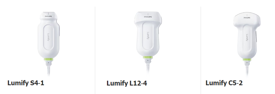 เครื่องอัลตราซาวด์แบบมือถือ  Hand-held ultrasound system Lumify S4-1, Lumify L12-4, Lumify C5-2  Philips