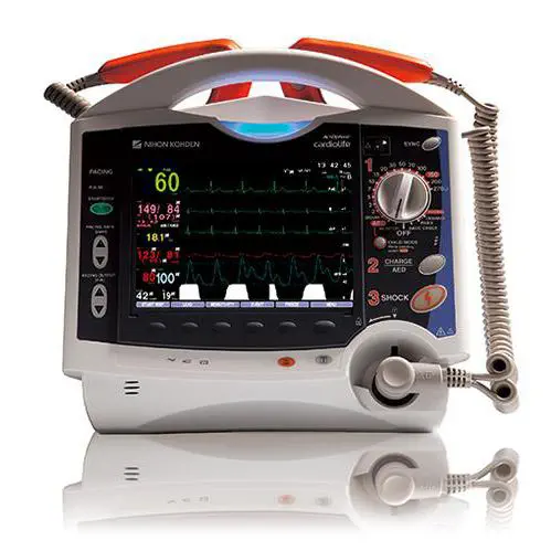 เครื่องกระตุกไฟฟ้าหัวใจ  Automatic external defibrillator Cardiolife  Nihon Kohden