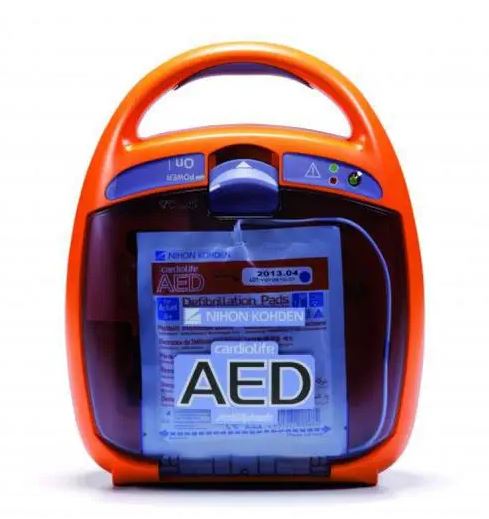 เครื่องกระตุกไฟฟ้าหัวใจ  Automatic external defibrillator Cardiolife for public spaces  Nihon Kohden