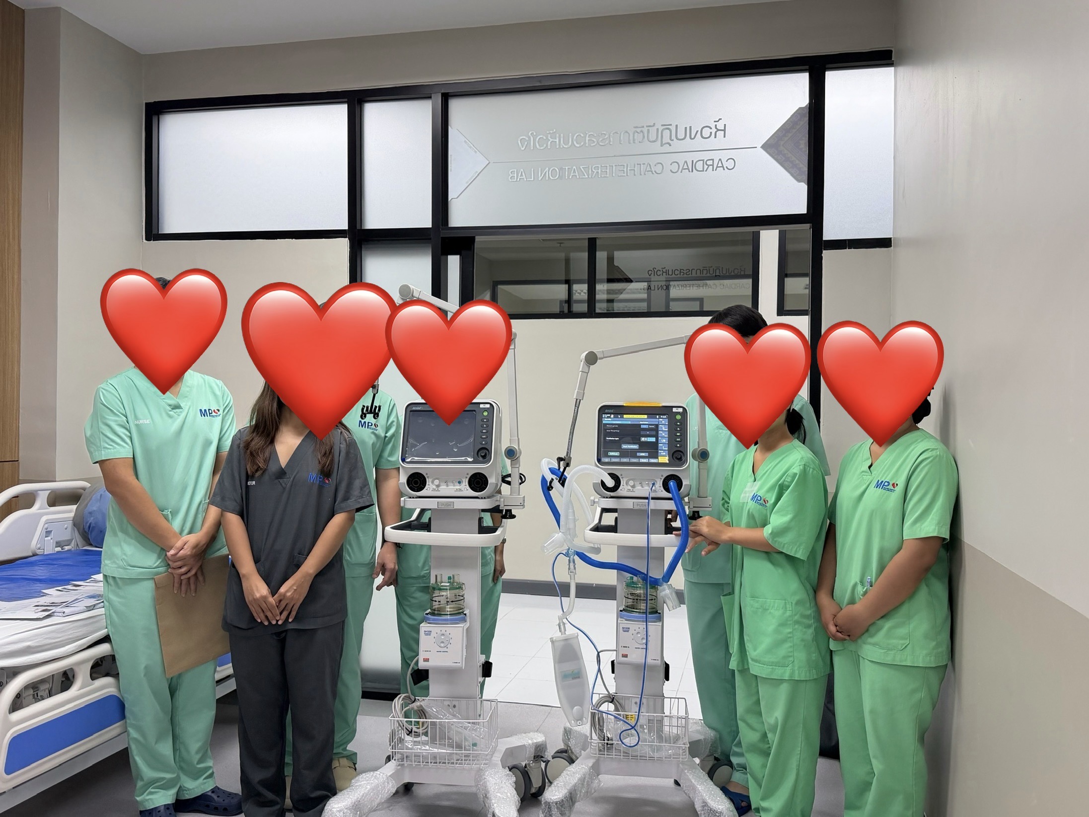 ส่งมอบเครื่องช่วยหายใจชนิดควบคุมด้วยปริมาตรและความดัน ยี่ห้อ Amoul รุ่น T6 Advance